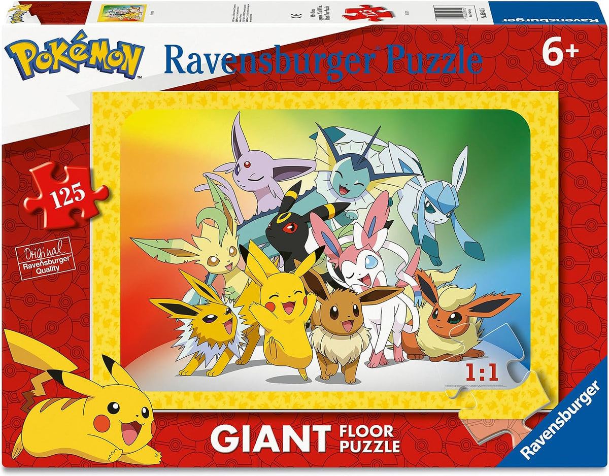 Ravensburger Pokémon Bodenpuzzle – 125 Teile, ab 6 Jahren