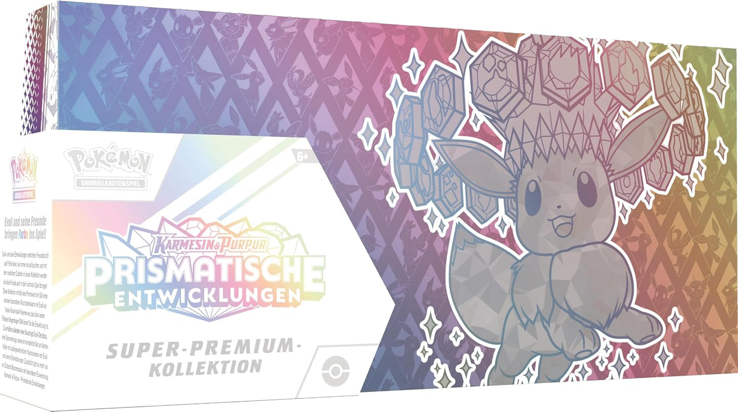 Pokémon Super-Premium-Kollektion Prismatische Entwicklungen 15 Booster