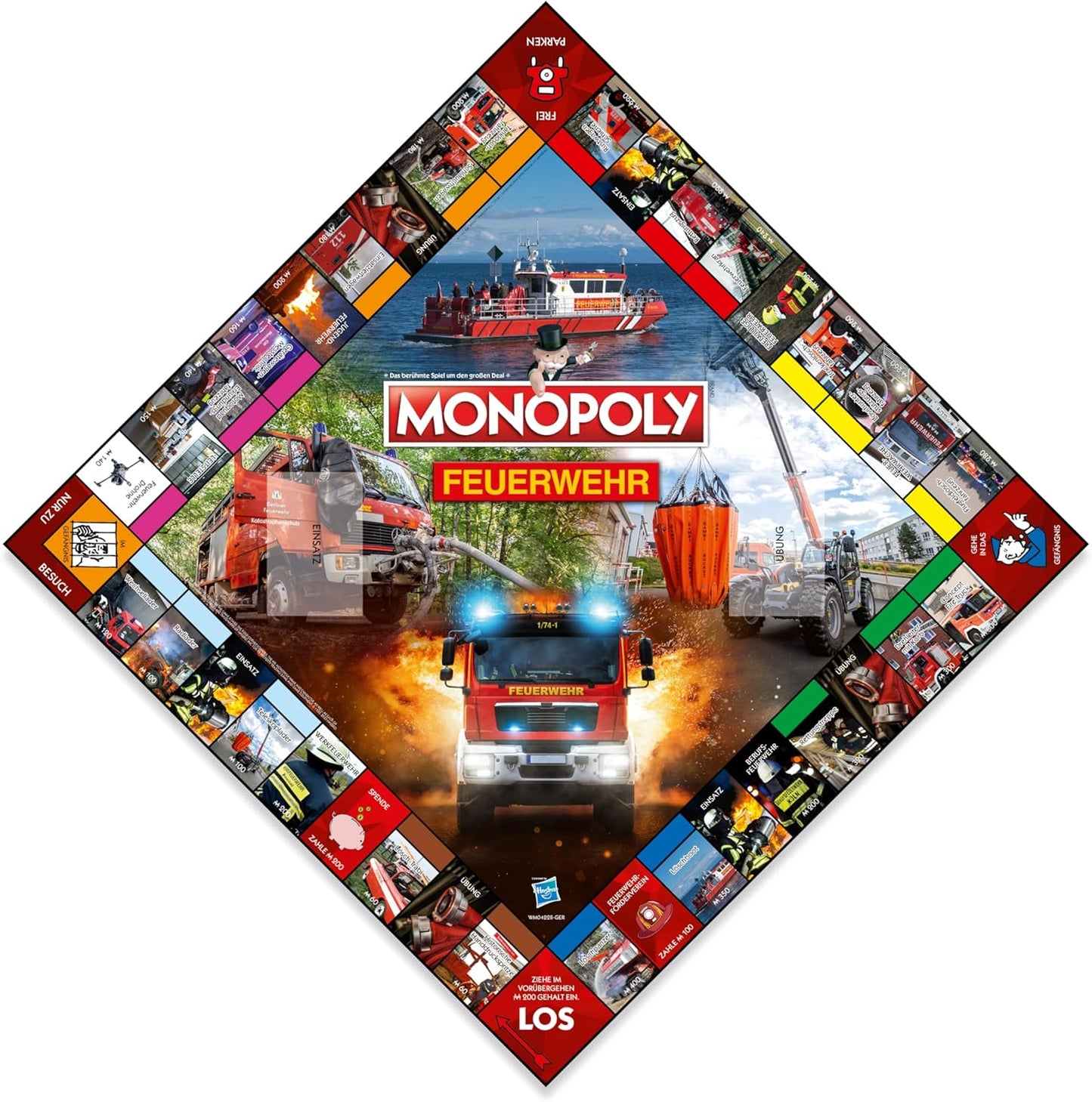 Monopoly Feuerwehr Edition - Brettspiel ab 8 Jahren