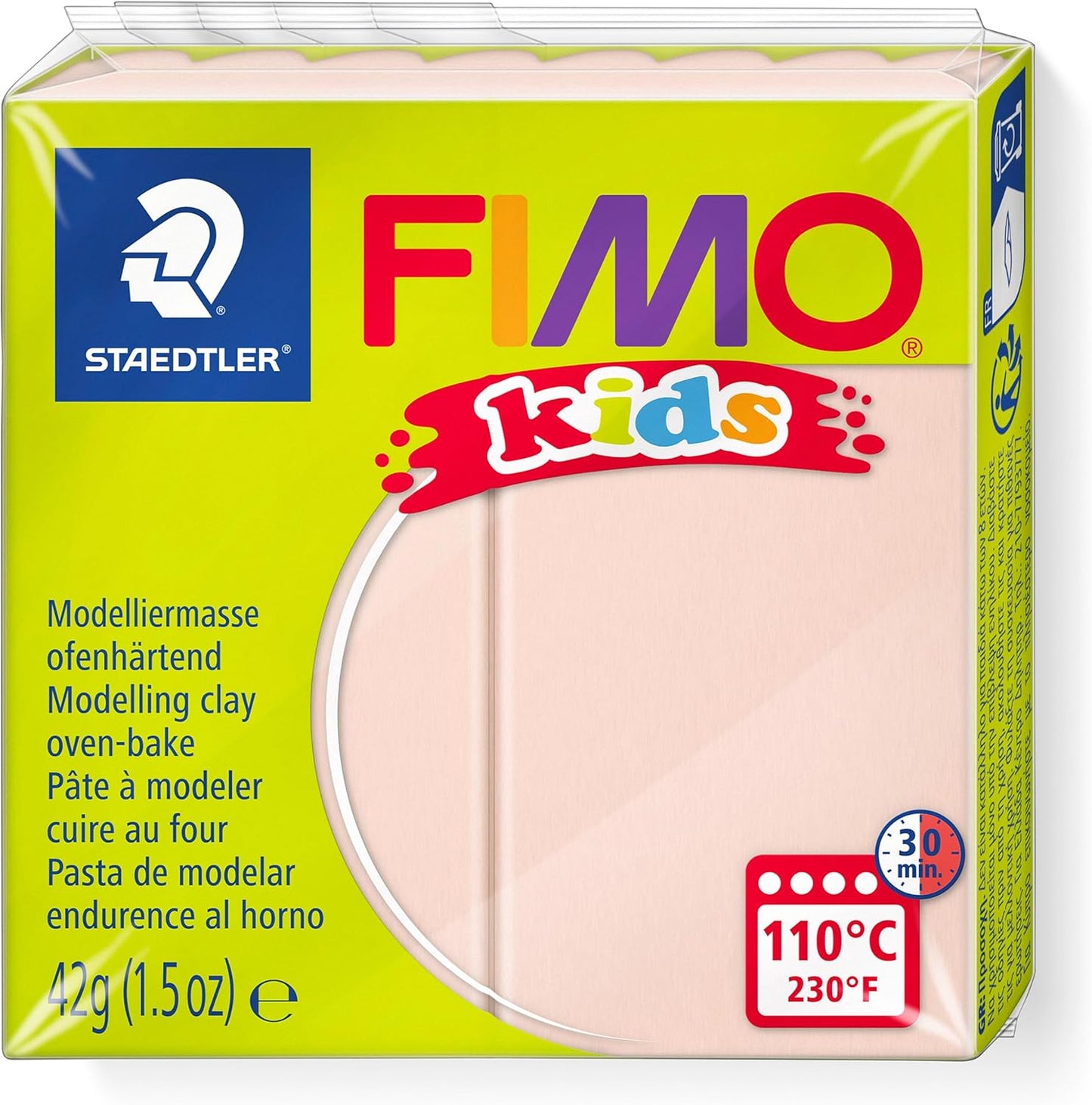 FIMO Kids Modelliermasse 42g - Blassrosa