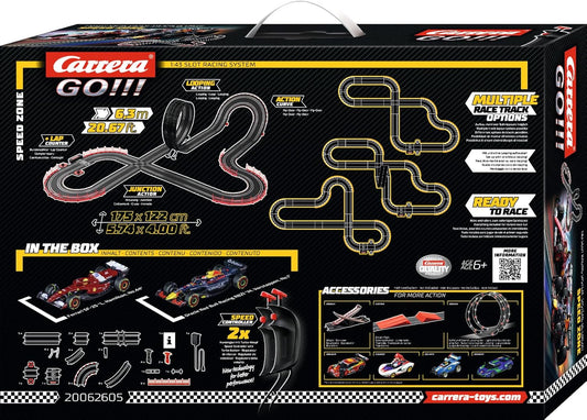Carrera GO!!! Set Speed Zone - Rasante Action für kleine Rennfahrer