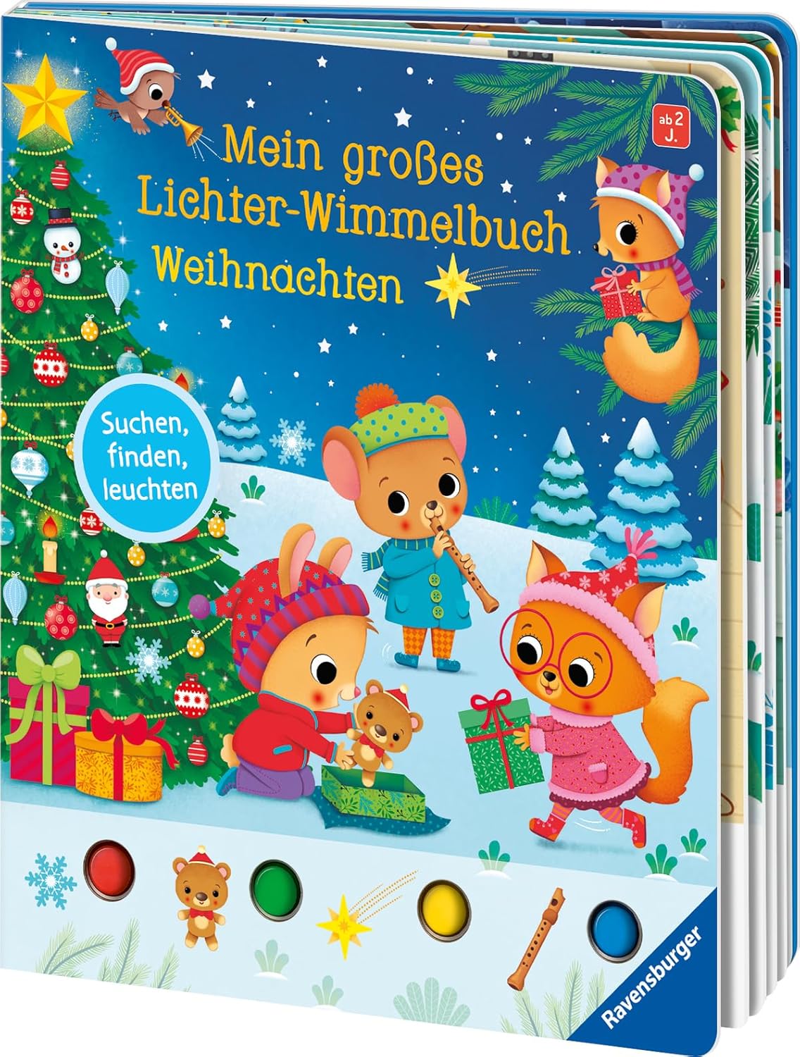 Lichter-Wimmelbuch: Weihnachten