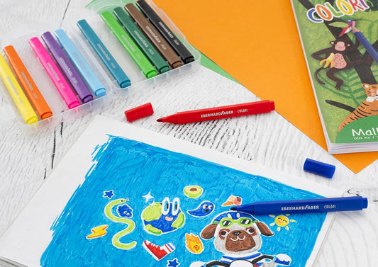 Eberhard Faber Filzstifte Dreikant 12er Set