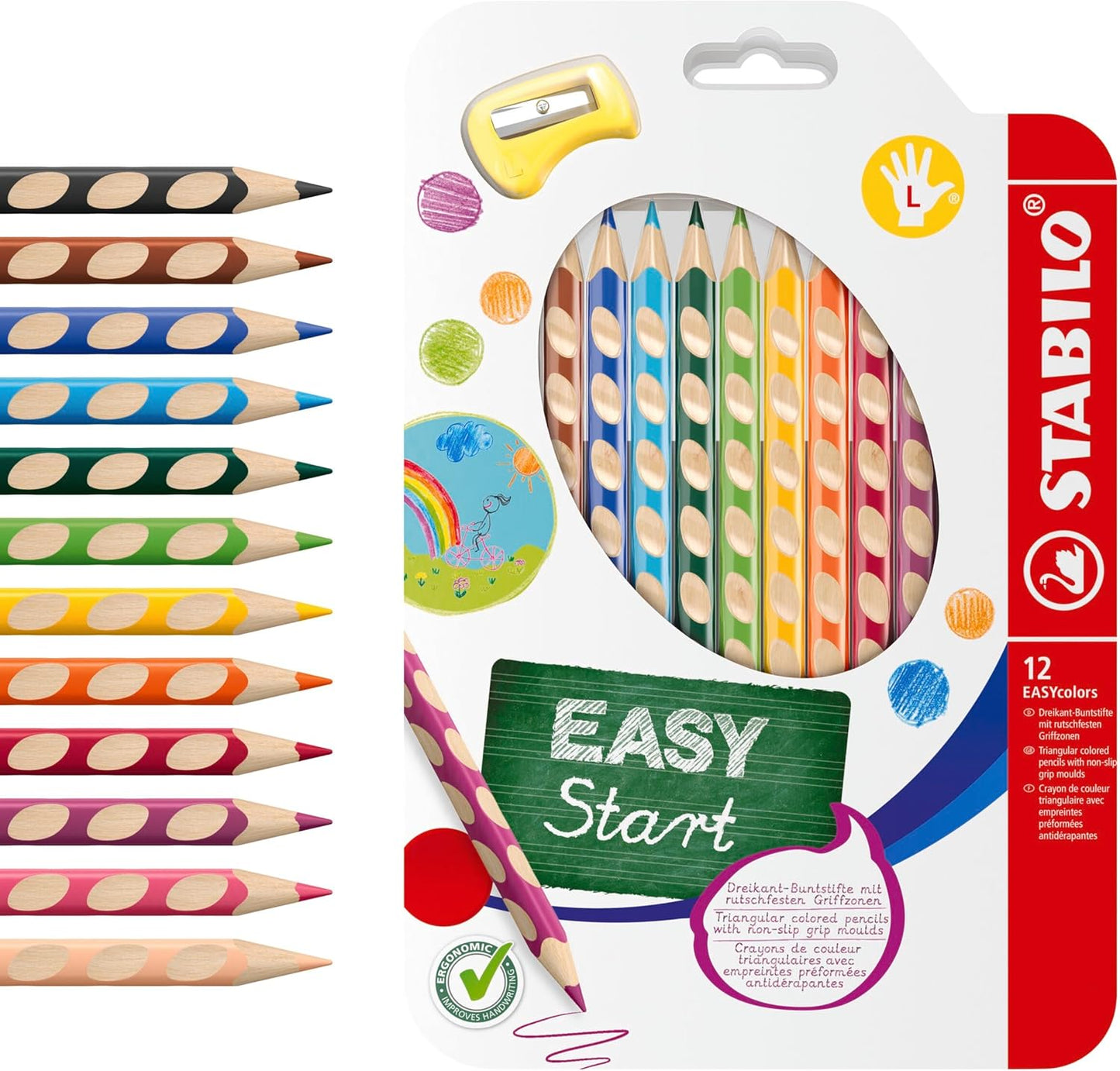 STABILO EASYcolors Buntstifte 12er Links