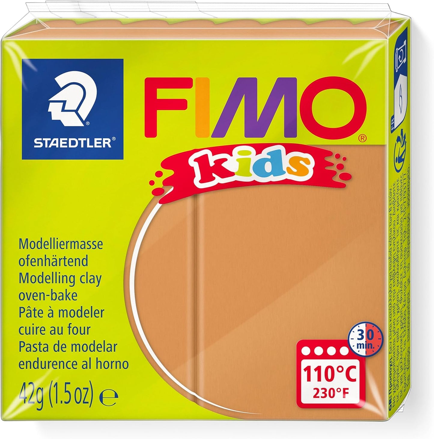 FIMO kids Modelliermasse Hellbraun 42g - Weich & Kreativ
