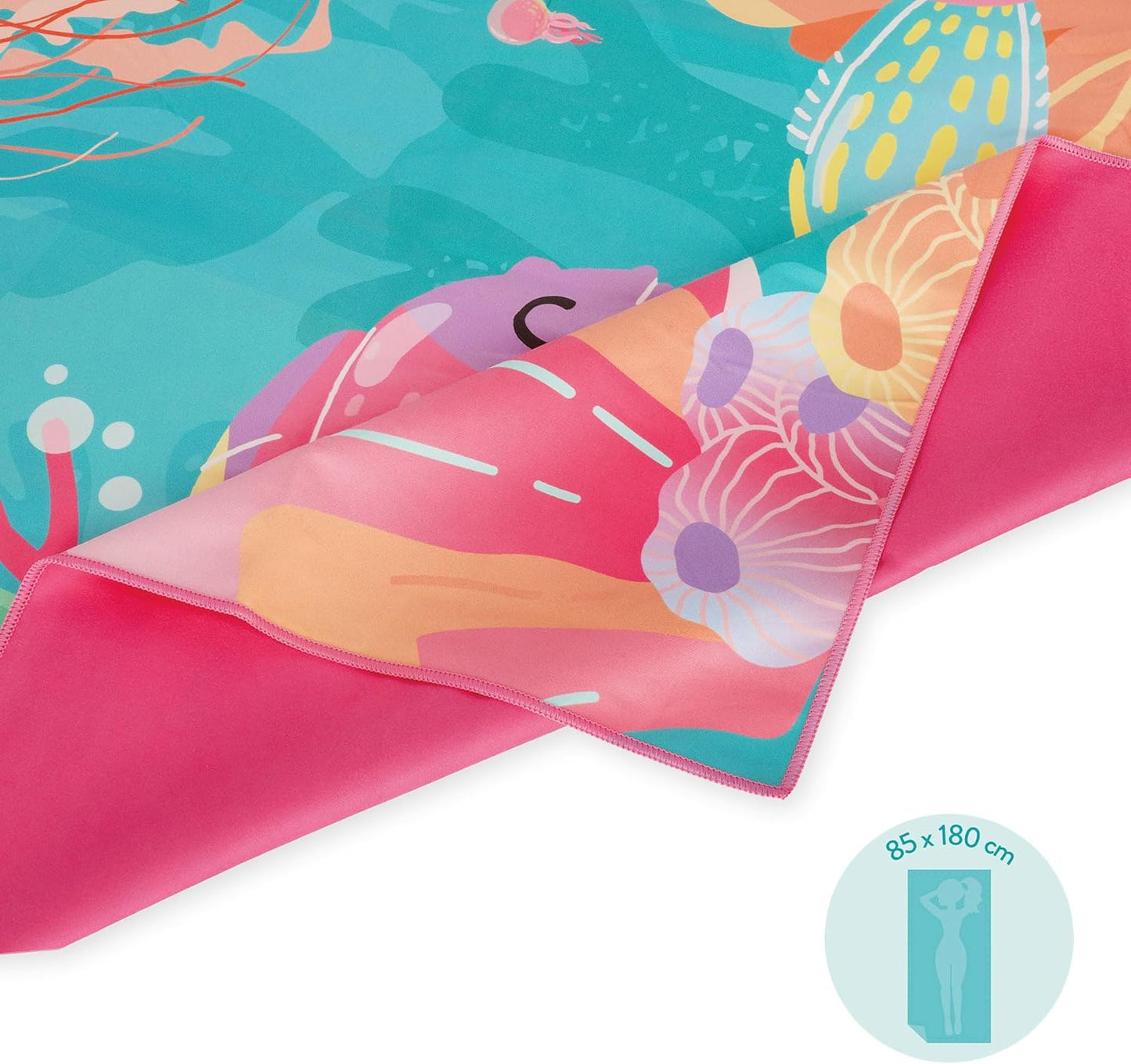 Legami Mikrofaser-Strandtuch Summer is Magic 85x180 cm
