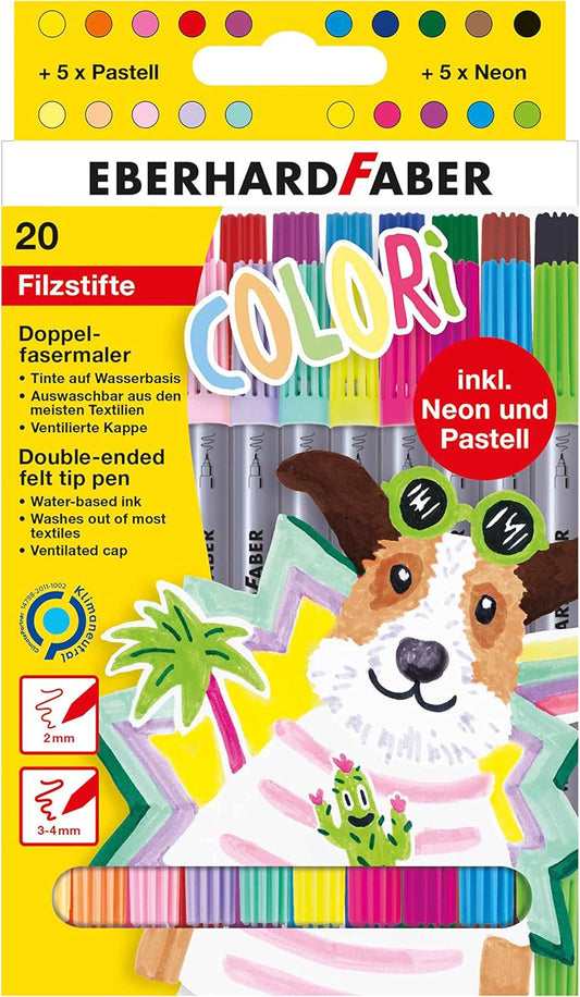 EBERHARD FABER Filzstifte - Hochwertige Fasermaler für kreatives Gestalten