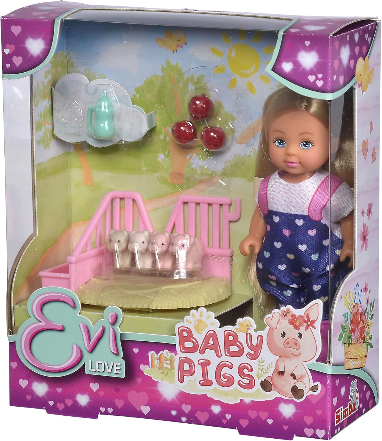 Simba Evi Love Baby Pigs - Puppe mit Babyschweinen