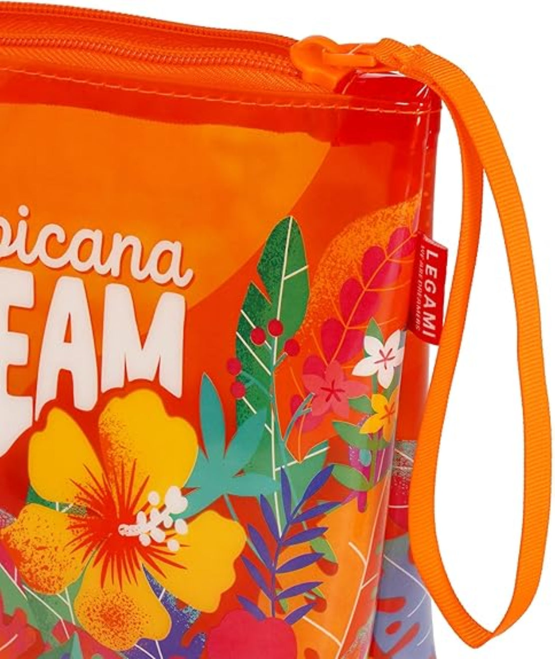 LEGAMI Beach Pouch Summer Is Magic transparent 20x16