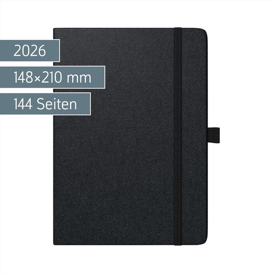 Buchkalender 2026 A5 Kompagnon - Modell 791 - Wochenplaner mit PU-Einband