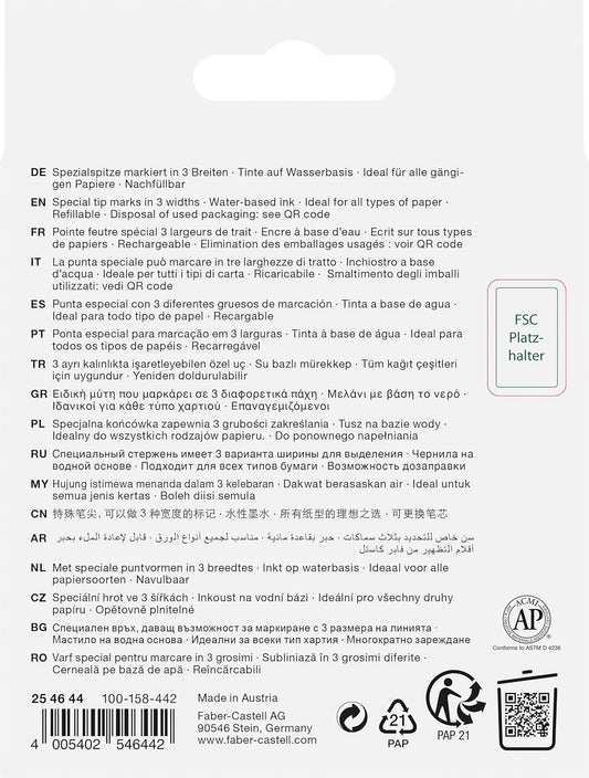 Faber-Castell Textmarker TL 46 SF 4er Set