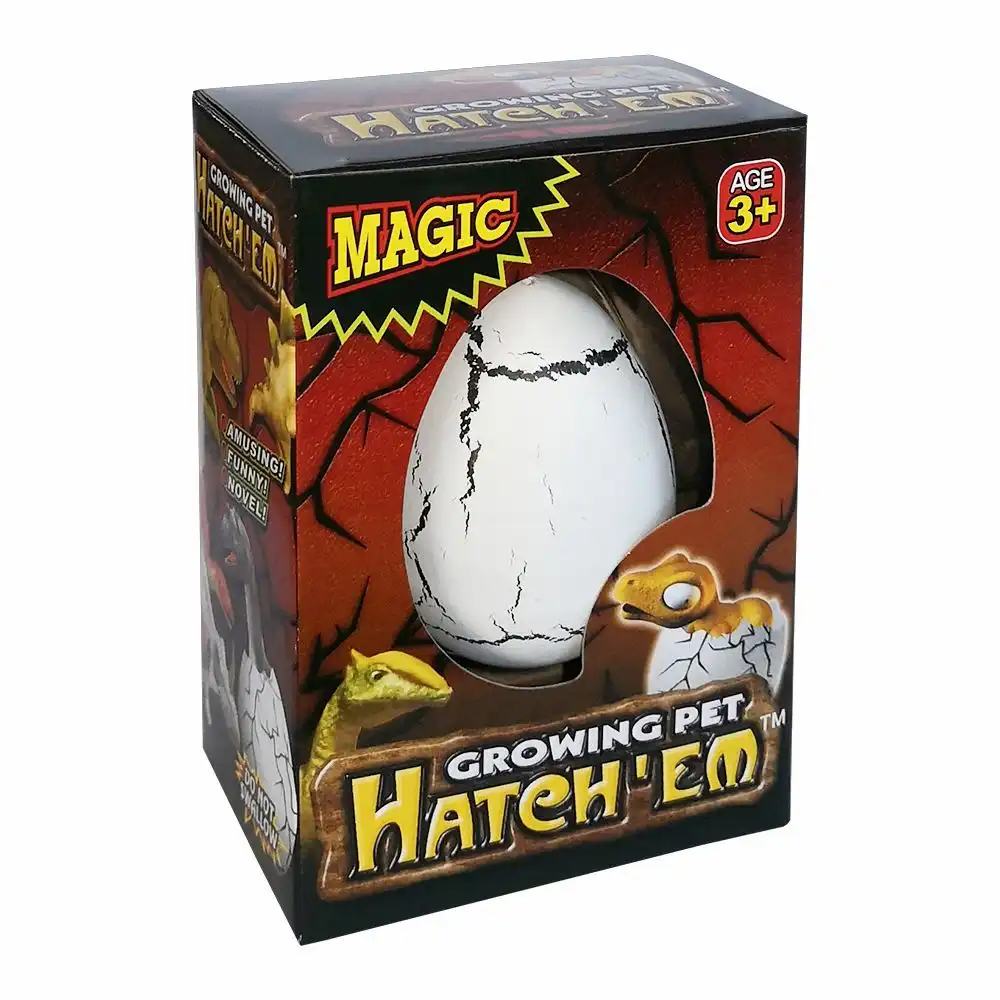 Iden Basic Growing Pet Hatch'em Dinosaurier im Ei 6cm ab 3 Jahren