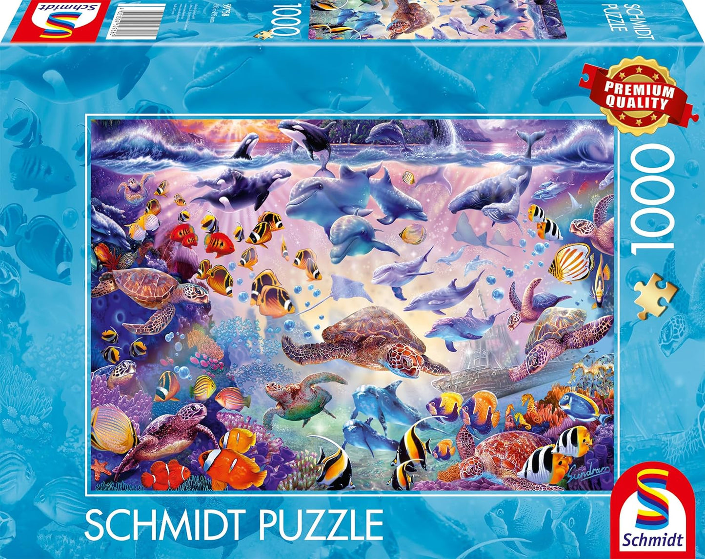 Schmidt Spiele Puzzle Majestät des Ozeans 1000 Teile