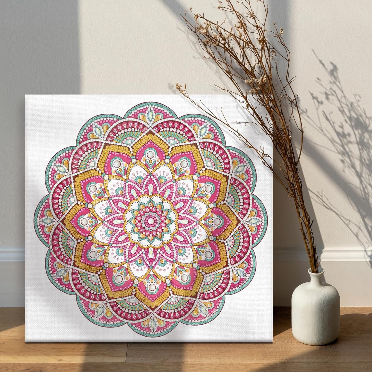 Diamond Painting Mandala Set 30x30cm - Funkelnde Wanddeko