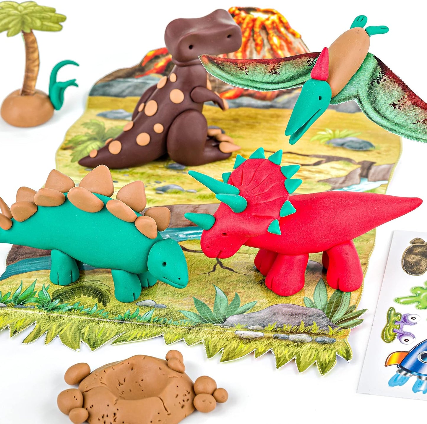 FIMO Kids Form & Play Dino Set - Kreative Knete zum Spielen