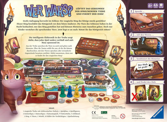 Ravensburger Wer war's? – Gesellschaftsspiel ab 6 Jahren