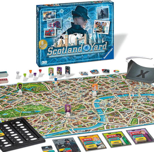 Ravensburger Gesellschaftsspiel 27515 - Scotland Yard - Familienspiel, Brettspiel für Kinder und Erwachsene, Spiel des Jahres, für 2-6 Spieler, ab 8 Jahre
