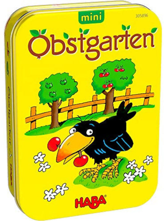 HABA Obstgarten Mini - Kooperatives Würfelspiel für Kinder ab 3 Jahren (1 Spiel)