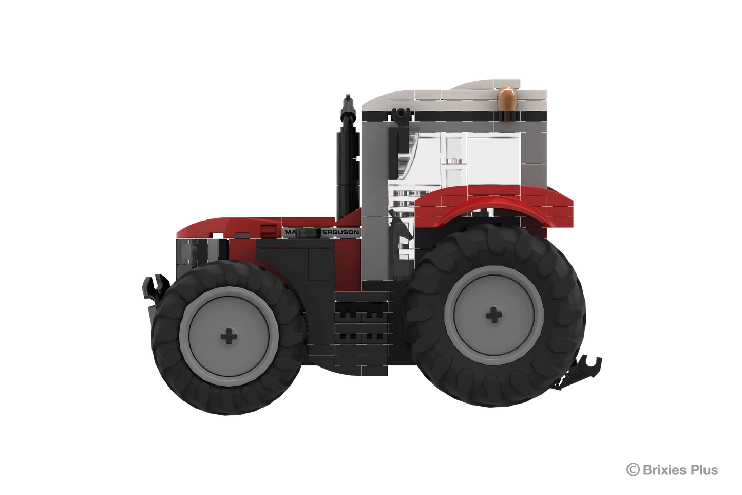 BRIXIES - Massey Ferguson™ 6S S Traktor Baustein-Set - 239 Teile