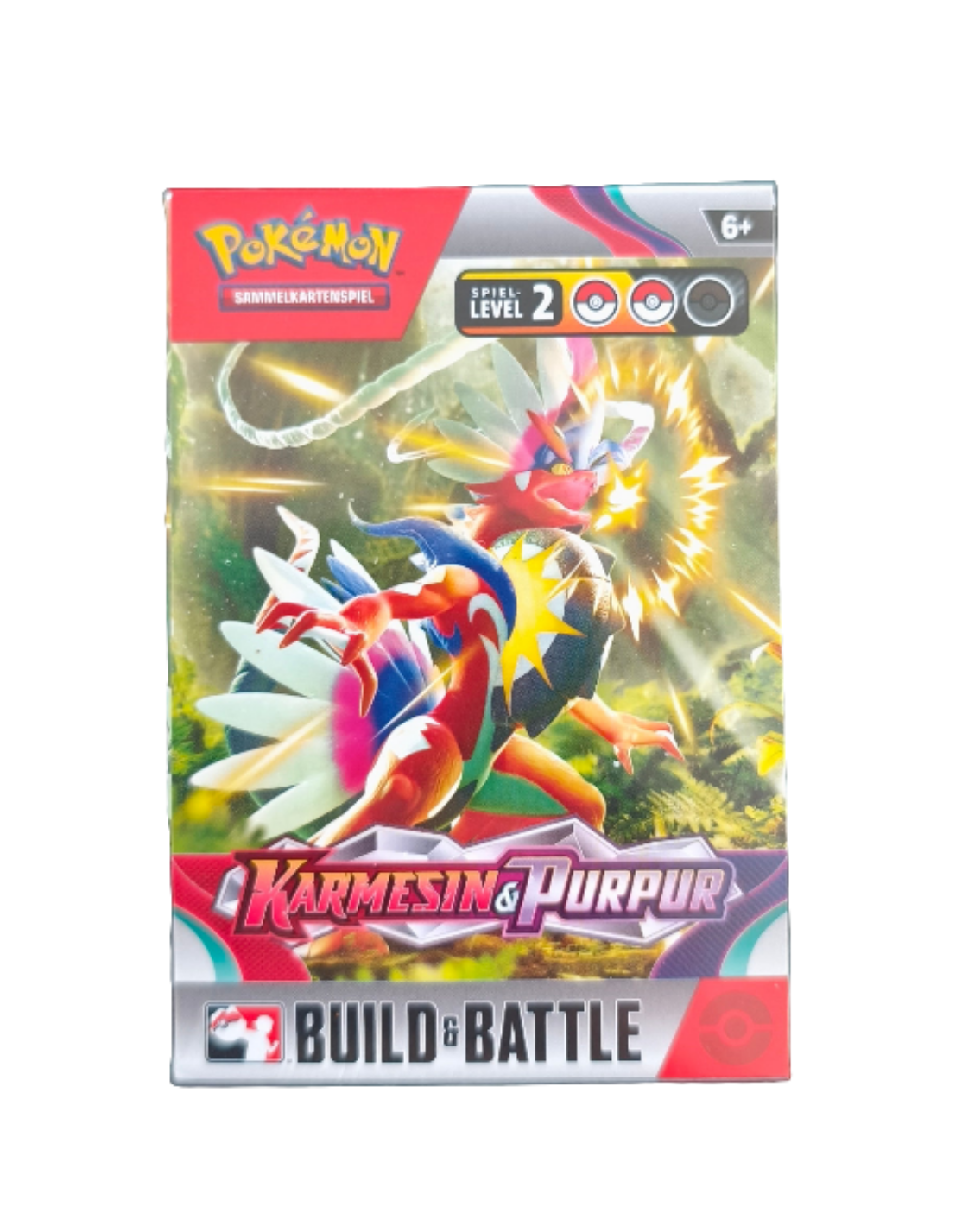 Pokémon Sammelkartenspiel Karmesin PurPur Prerelease Set - 4 Booster Packs Deutsch