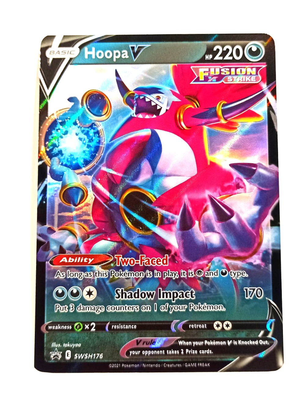 POKÉMON Karte - Hoopa V - Englisch - SWSH176 - Black Star Promo