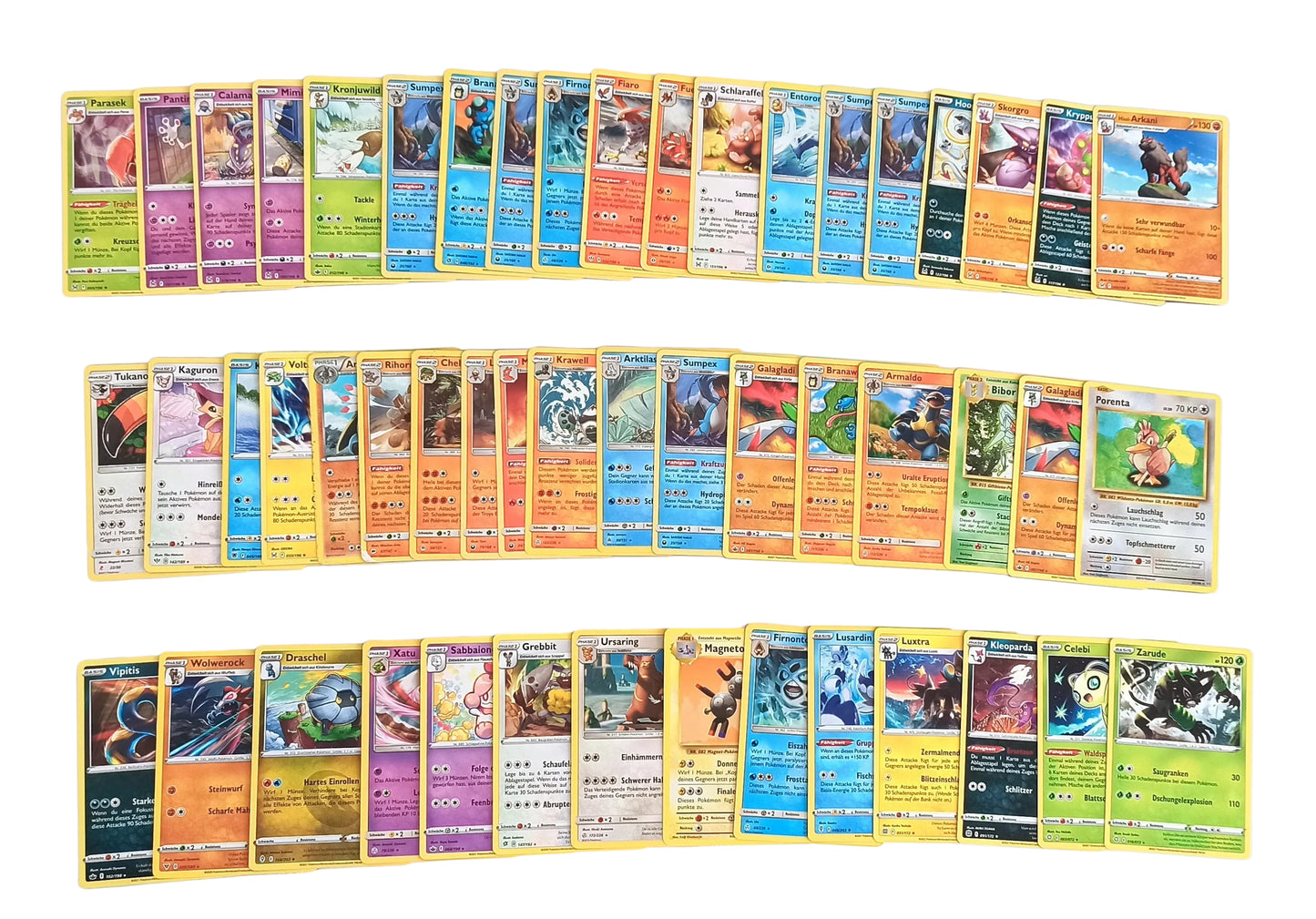 50 seltene * Stern Pokémon-Karten RARE - Deutsch - Sortiert und zufällig gemischt - Hol dir die stärksten Pokemon in dein Deck