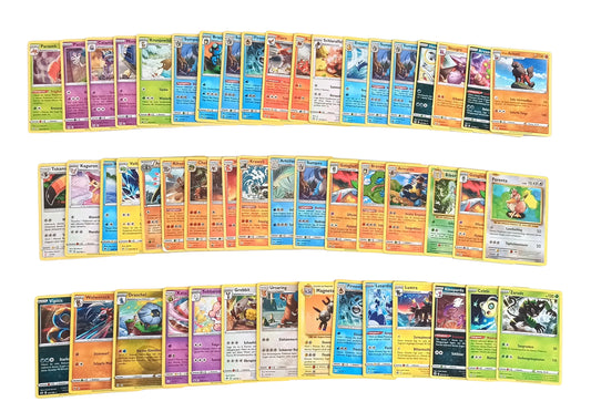 50 seltene * Stern Pokémon-Karten RARE - Deutsch - Sortiert und zufällig gemischt - Hol dir die stärksten Pokemon in dein Deck