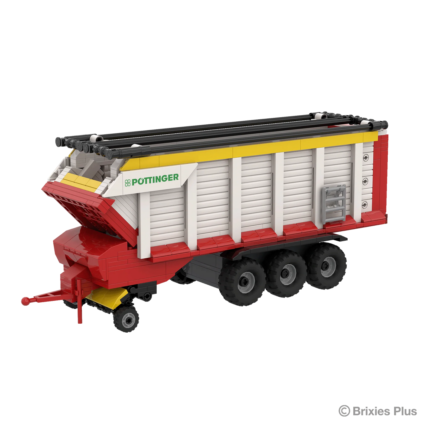 BRIXIES Plus Pöttinger Jumbo - 585 Teile Bausatz (31,4 cm)