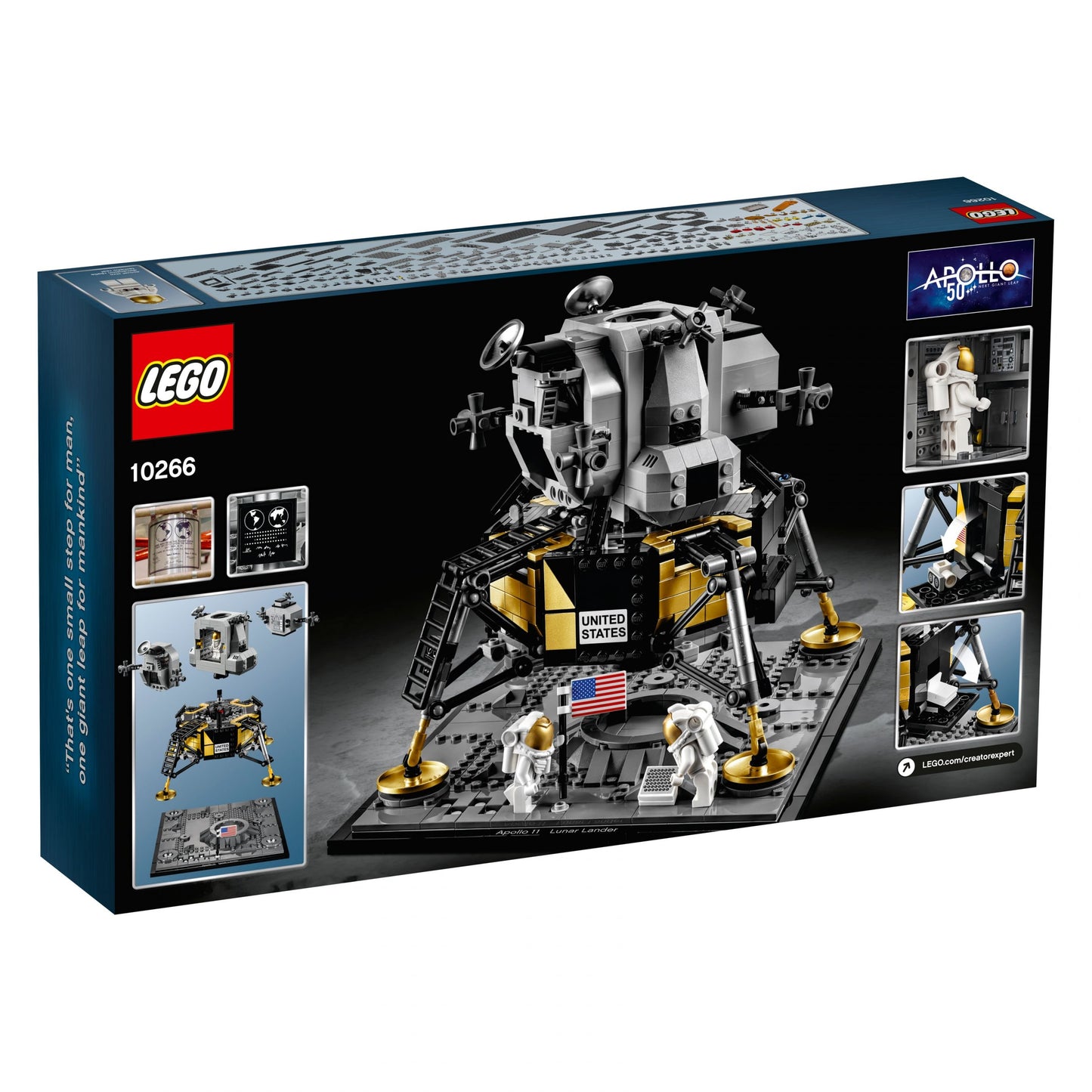 LEGO® Creator Expert 10266 NASA Apollo 11 Mondlandefähre - 1087 Teile