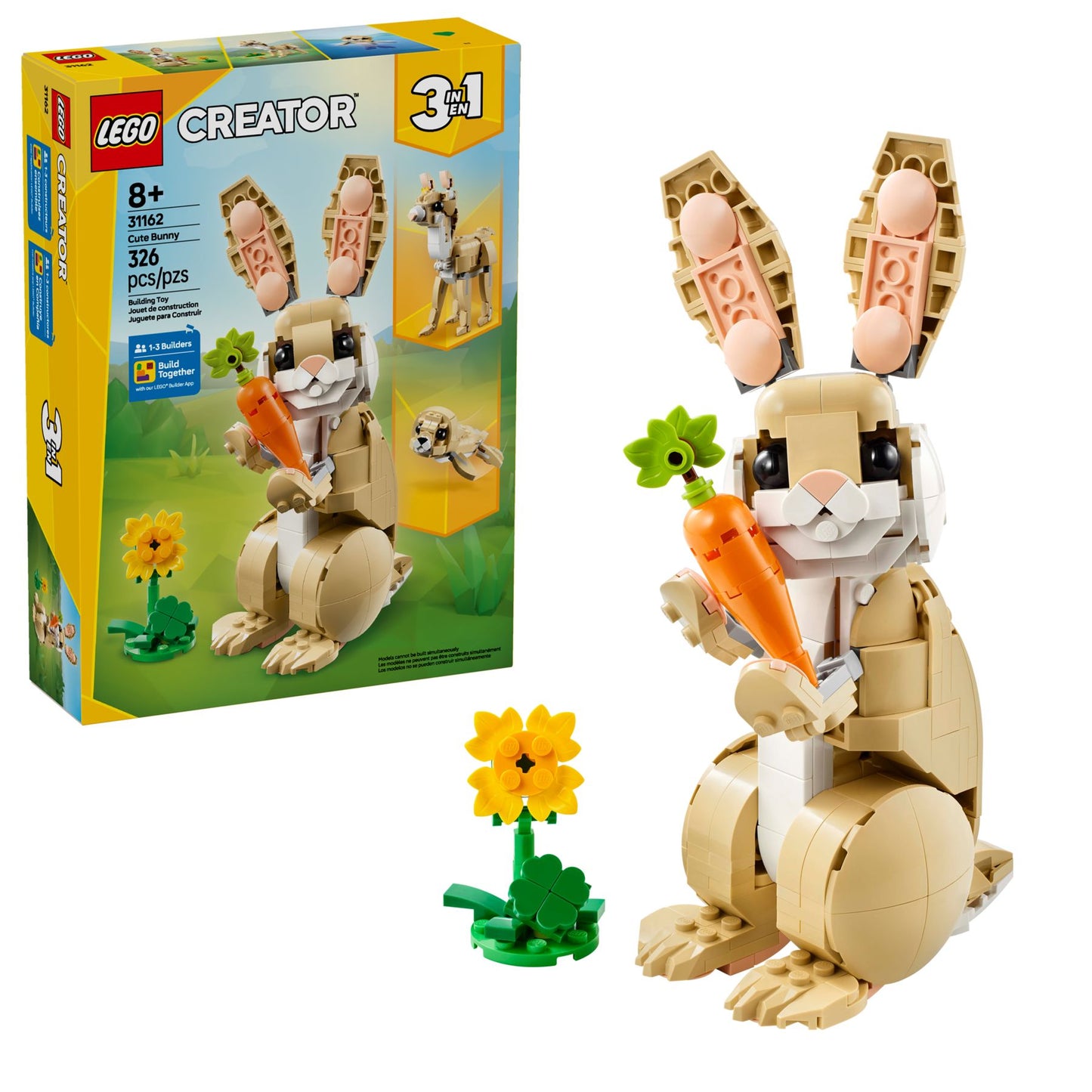 LEGO Creator 31162 Häschen 3-in-1 - 326 Teile