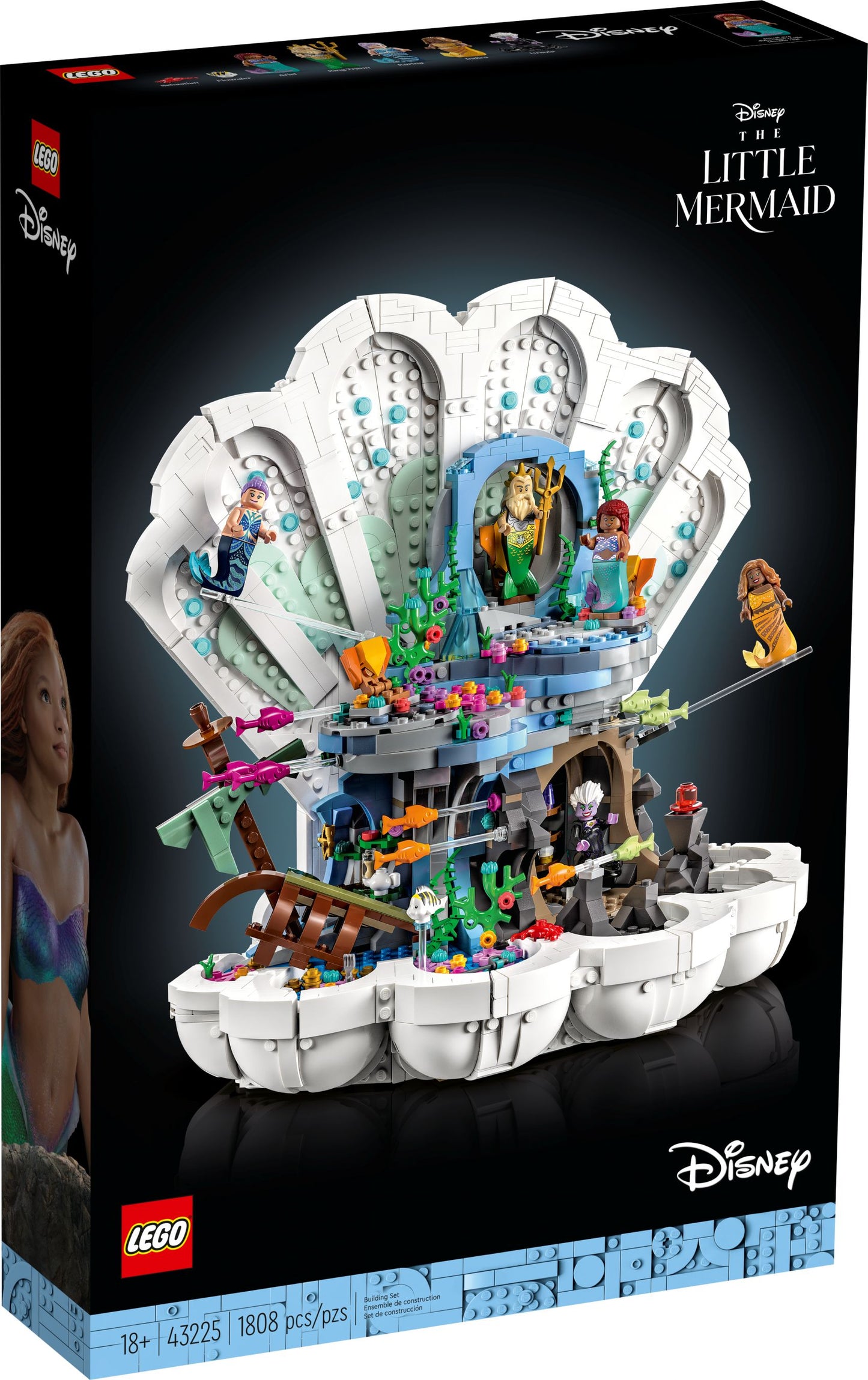 LEGO® Disney 43225 Arielles königliche Muschel - 1808 Teile