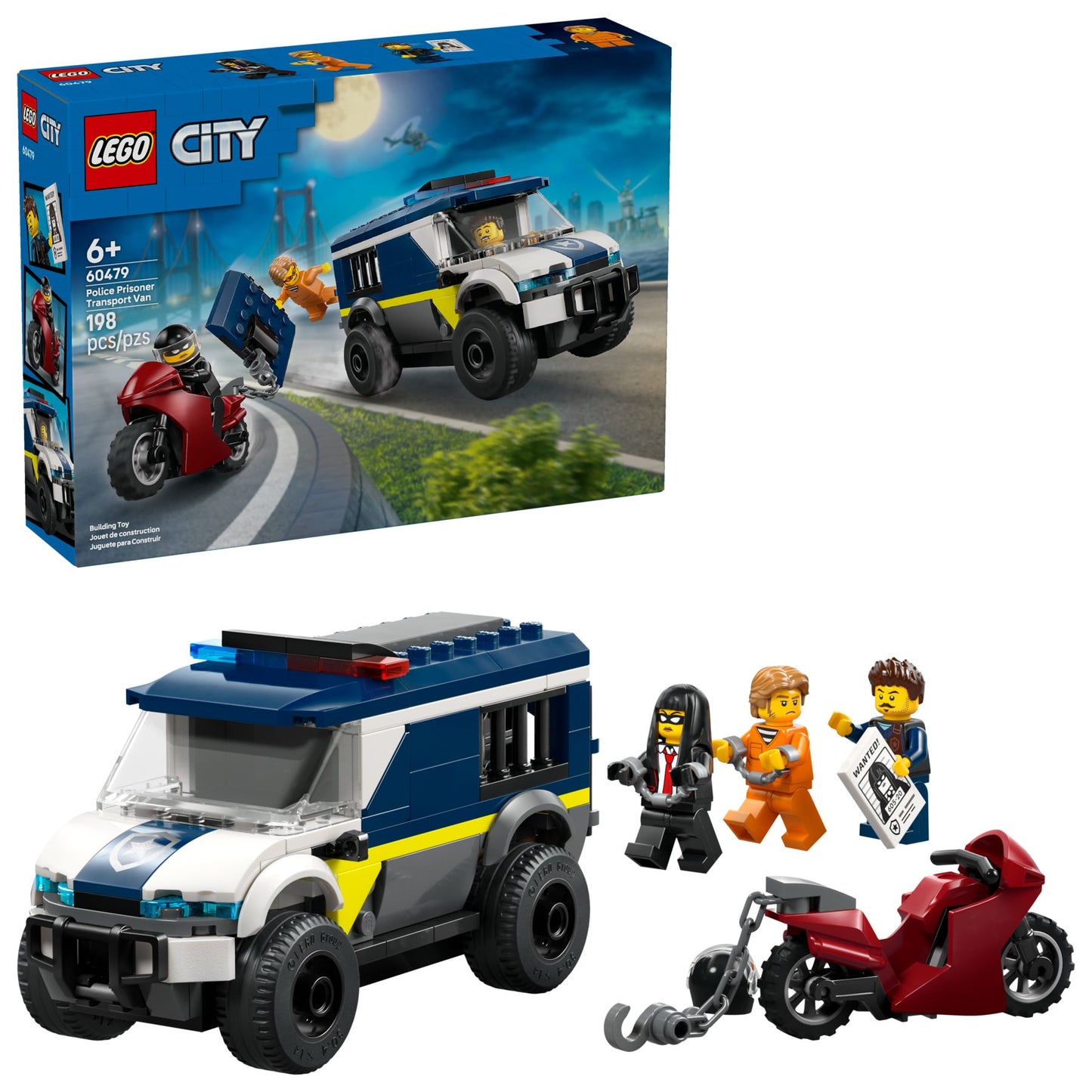 LEGO City 60479 Gefangenentransport - 198 Teile