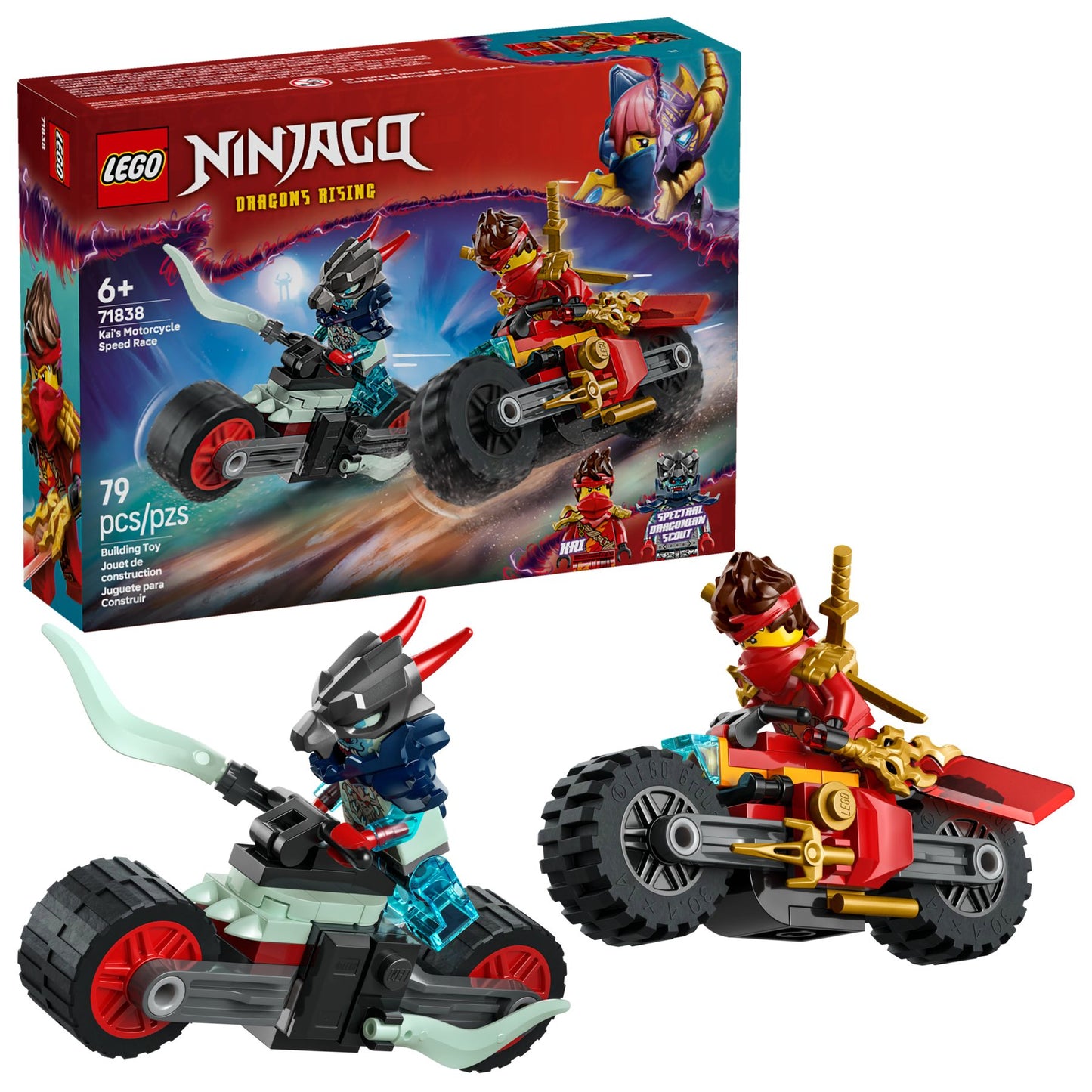 LEGO® Ninjago 71838 Kais Motorradrennen