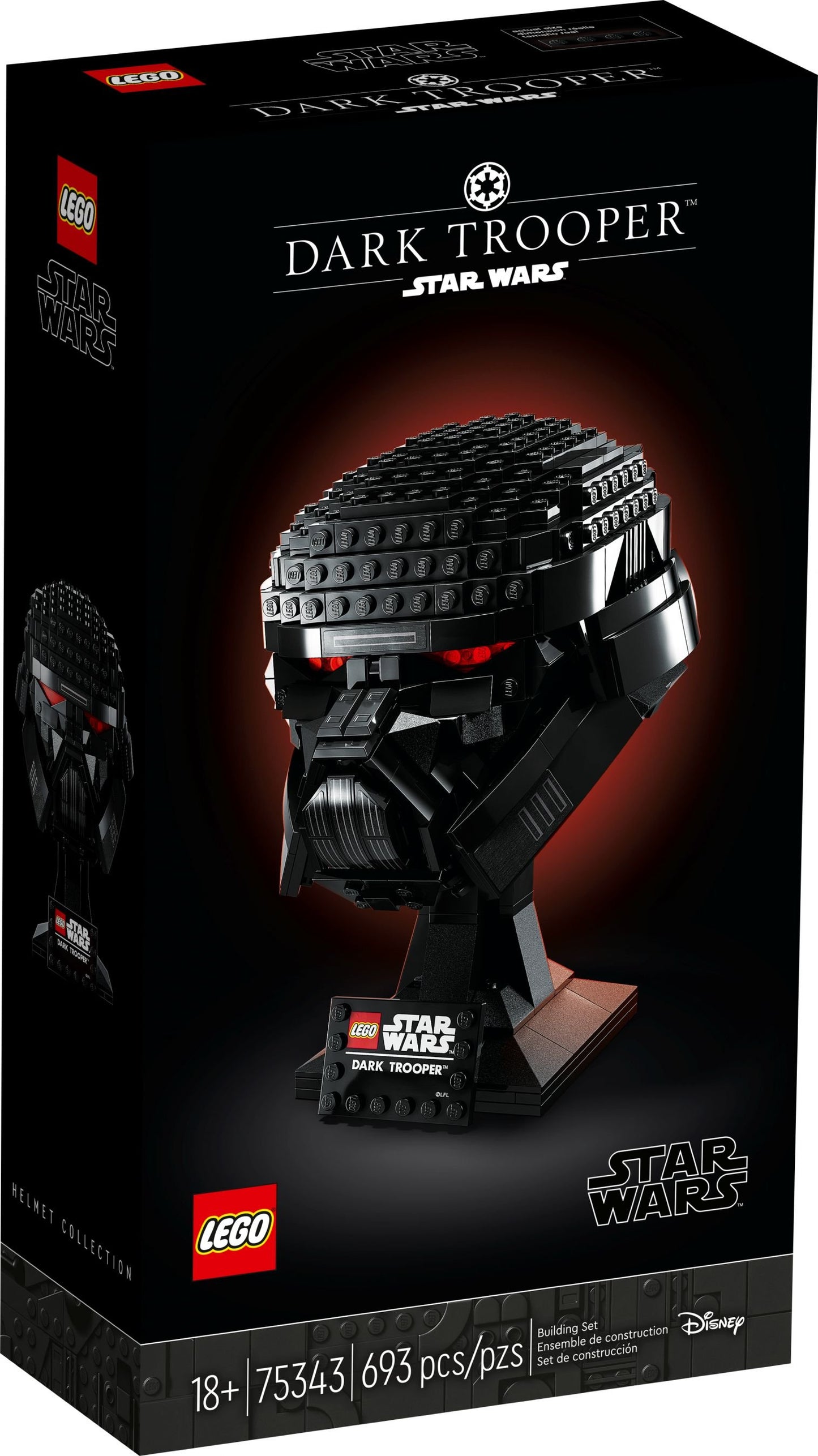 LEGO Set Dark Trooper™ Helm 75343 Dark Trooper™ Helmet - 693 Teile