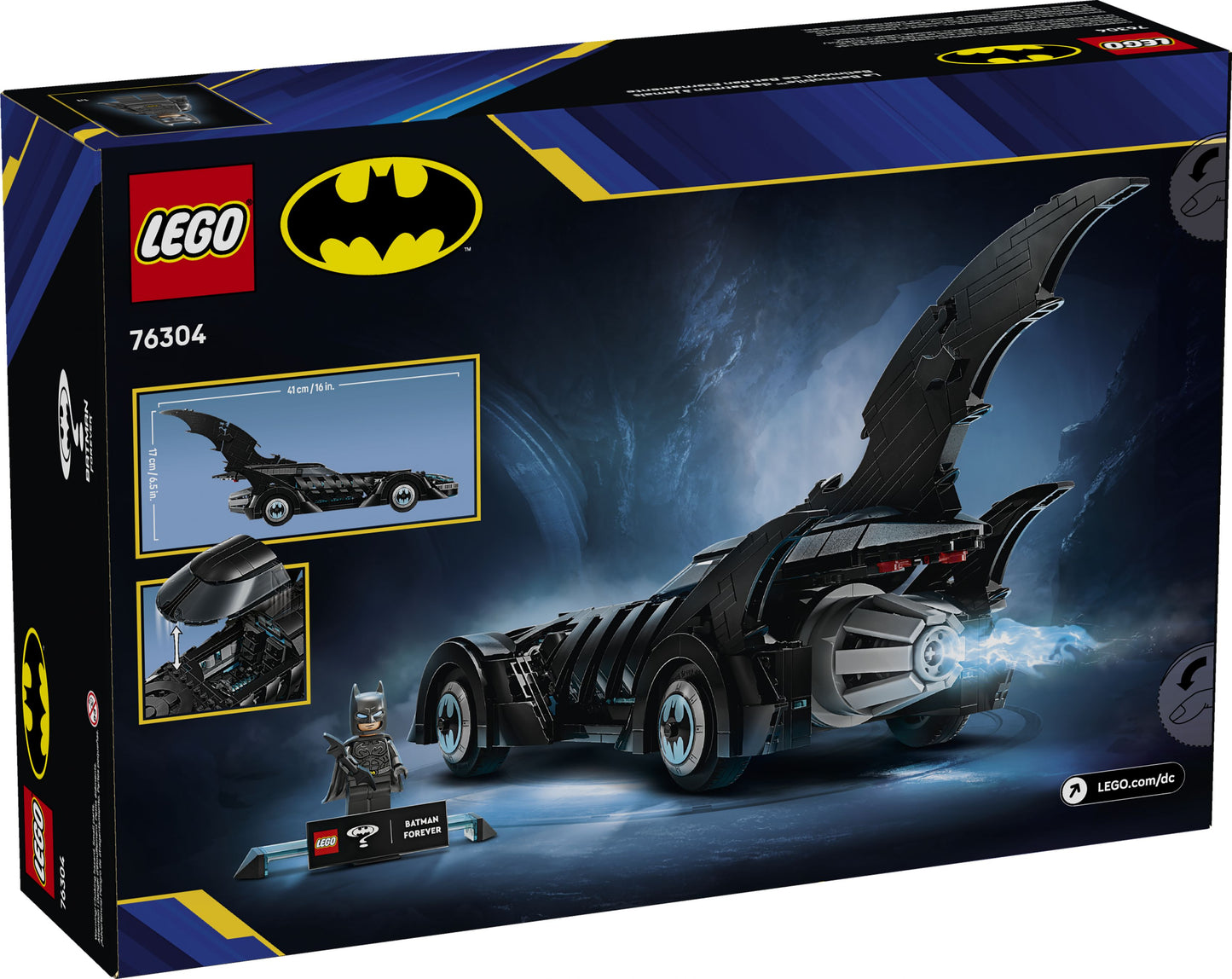 LEGO® DC Universe Super Heroes 76304 Batman Forever™ Batmobil - 909 Teile