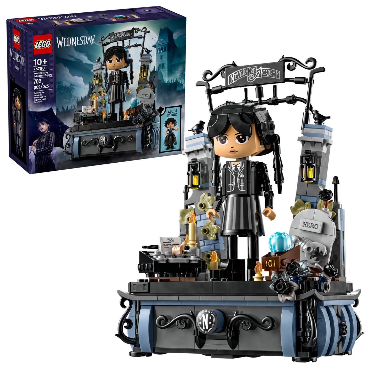LEGO Wednesday 76780 - Wednesday Addams Baufigur (702 Teile)