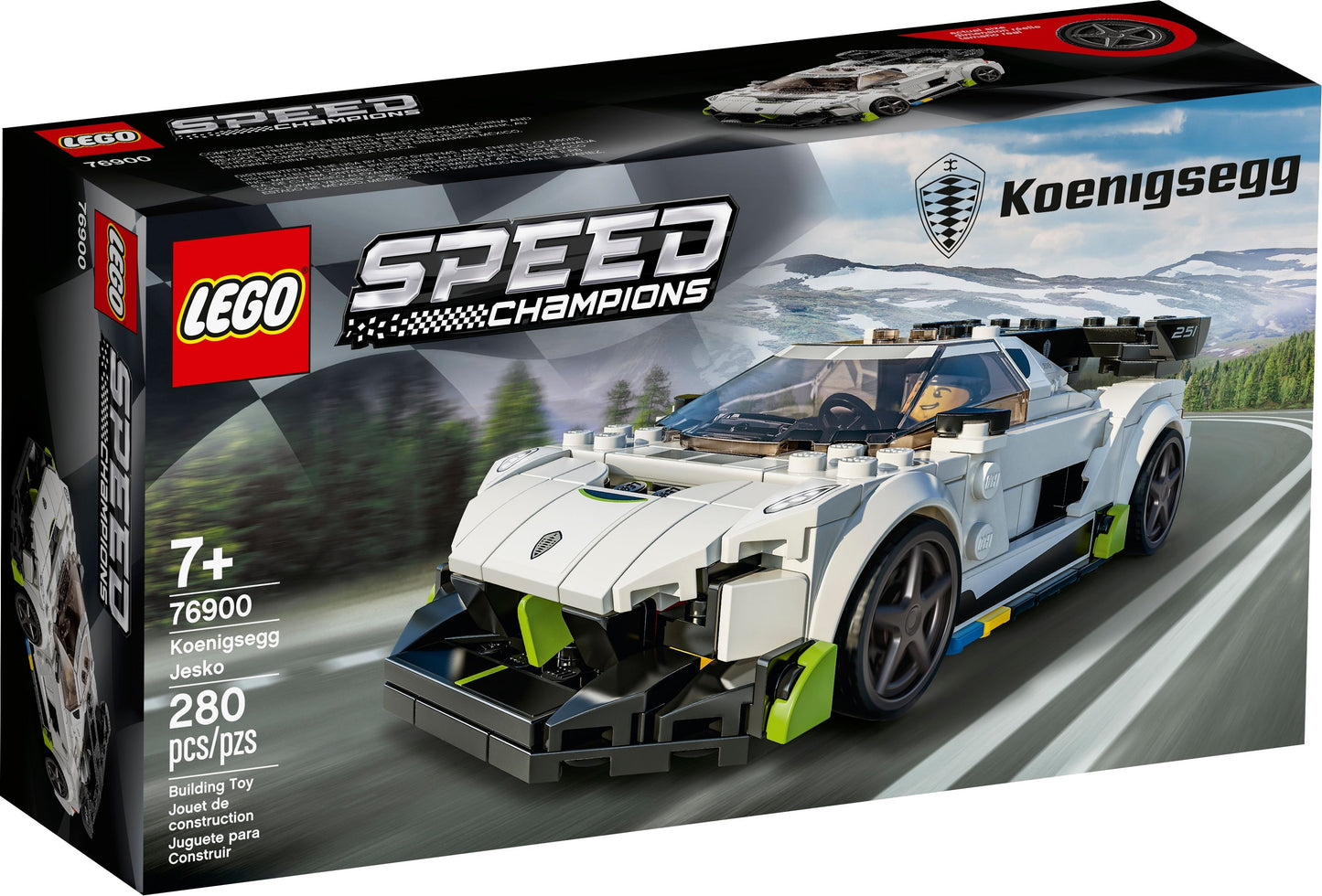 LEGO® Speed Champions 76900 Koenigsegg Jesko - 280 Teile