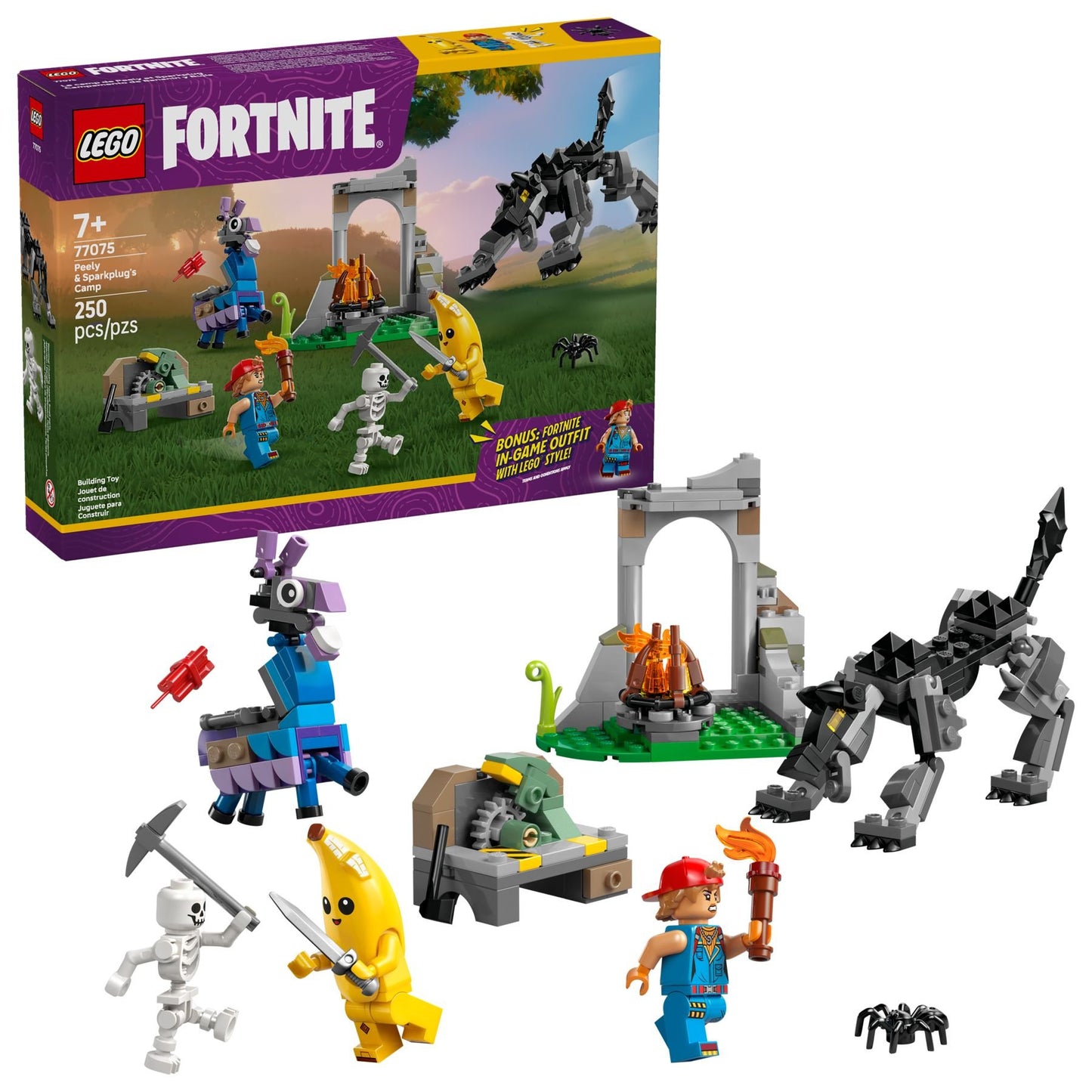 LEGO® Fortnite 77075 Das Lager von Schali und der Zündkerzenkünstlerin