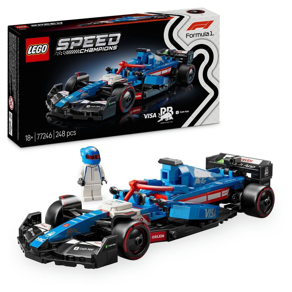 LEGO Speed Champions Visa Cash App RB VCARB 01 F1 Rennauto - 248 Teile