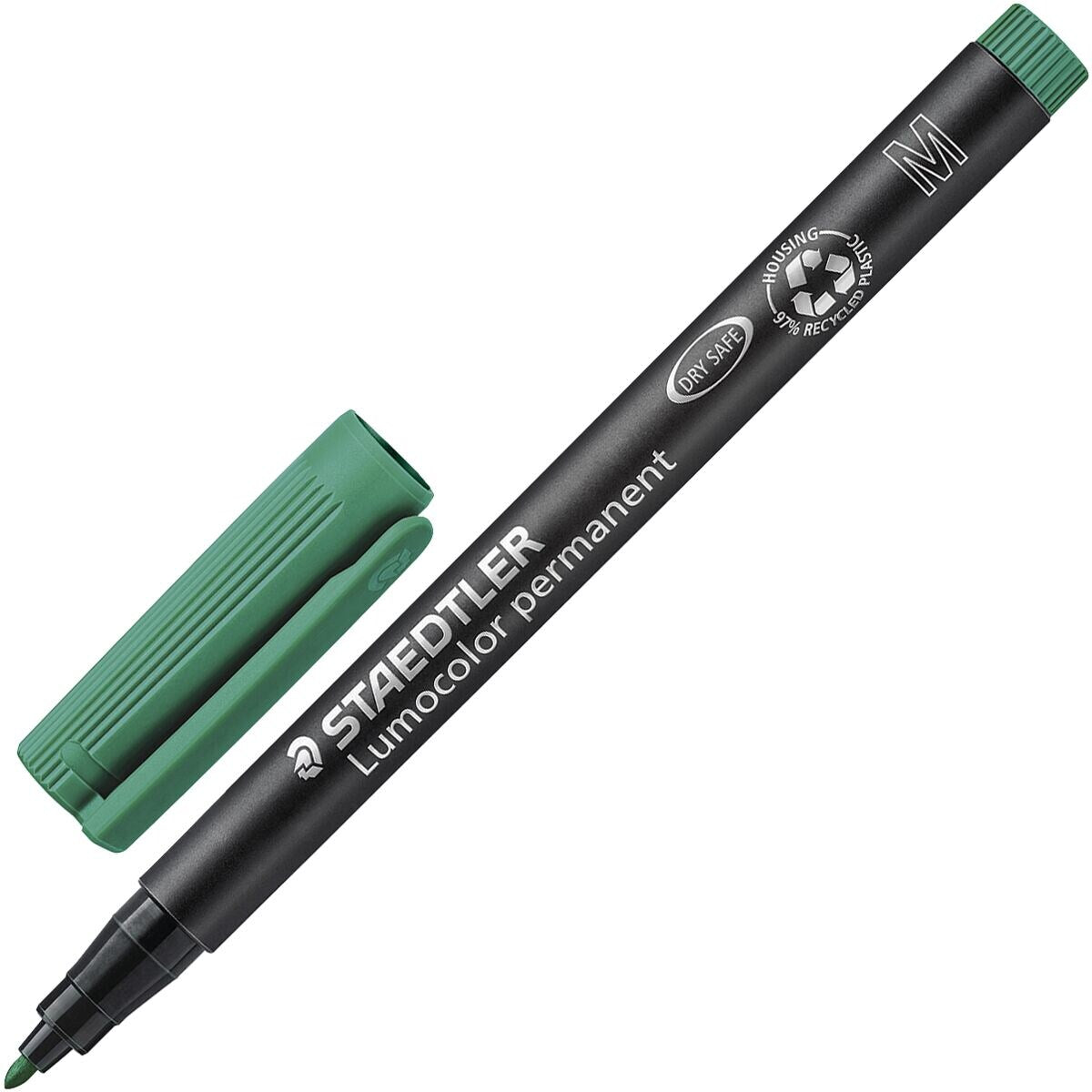 STAEDTLER Lumocolor Folienstift permanent grün M (1,0 mm)