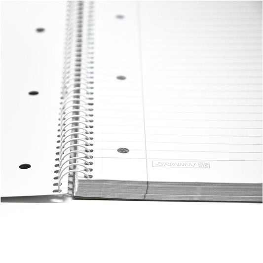 Collegeblock Brunnen Premium White A4 liniert, 80 Blatt
