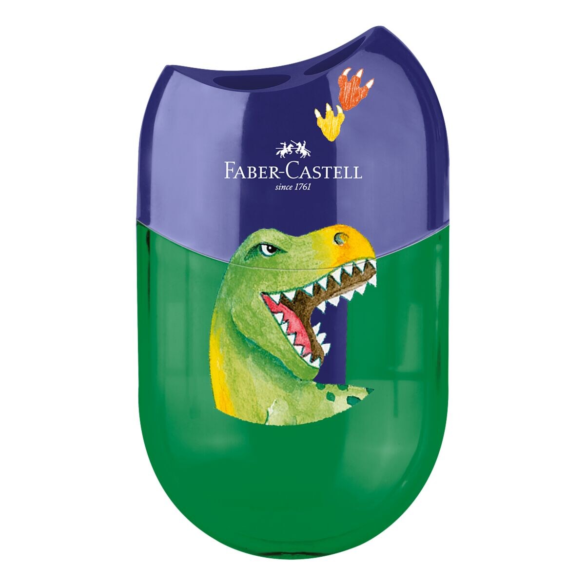 Faber-Castell Doppelanspitzer Dinosaurier mit Dose