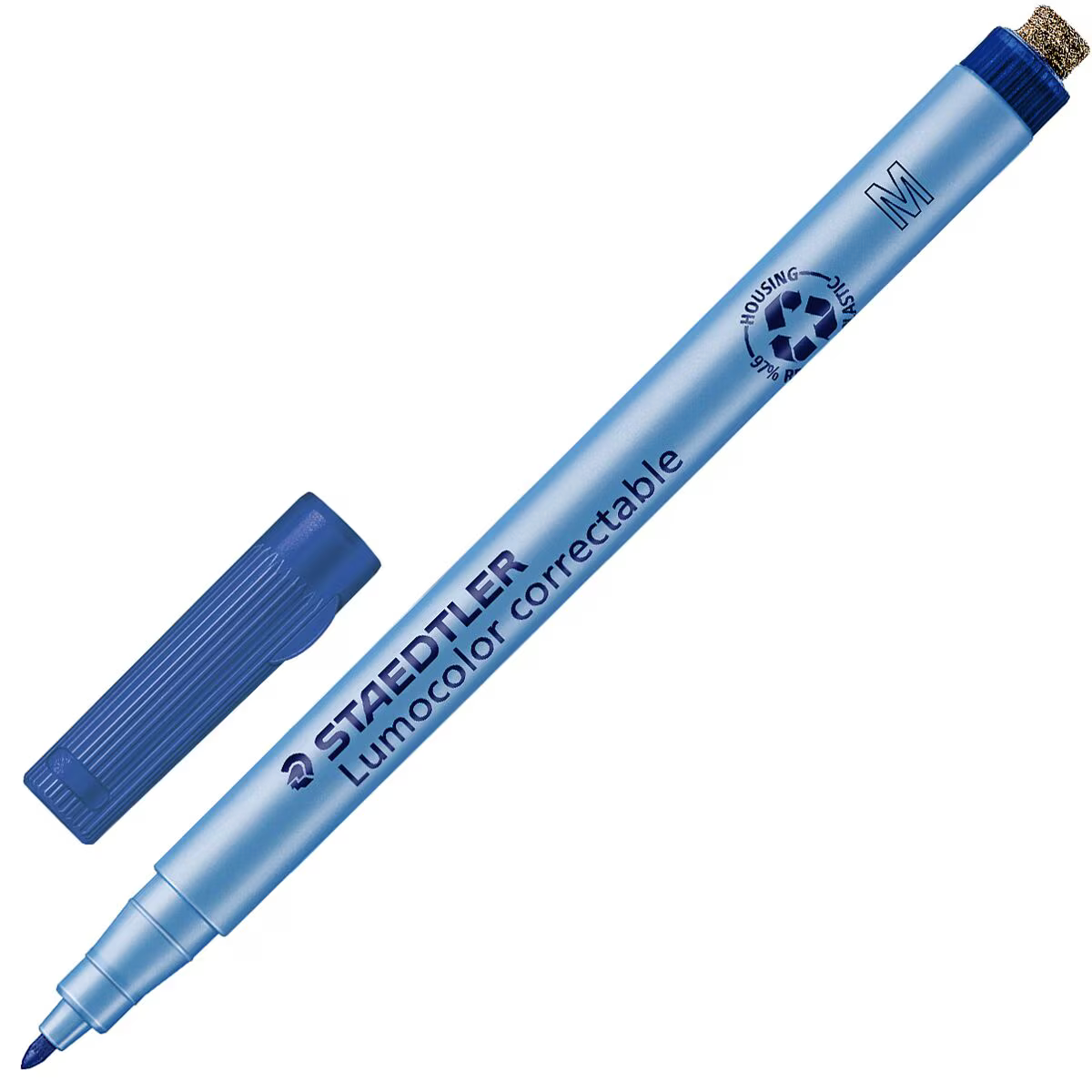 STAEDTLER Lumocolor correct Folienstift blau M (1,0 mm)