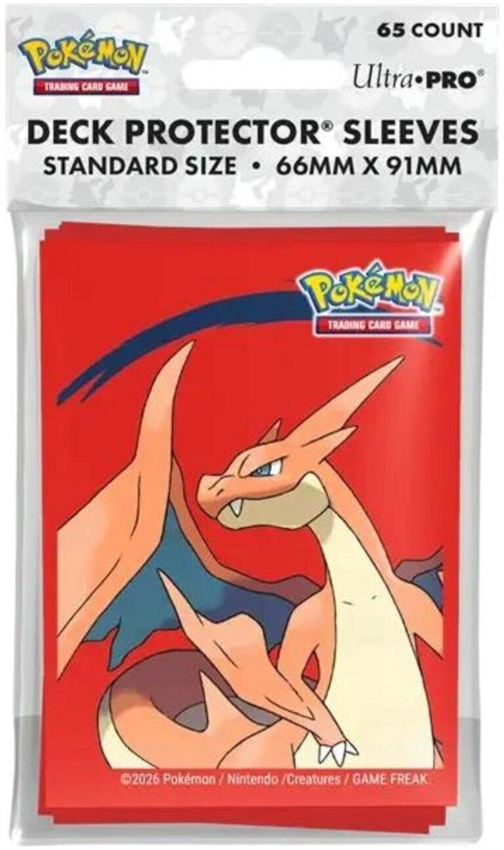 Ultra Pro Pokémon Mega-Glurak Y Kartenhüllen, 65 Stück