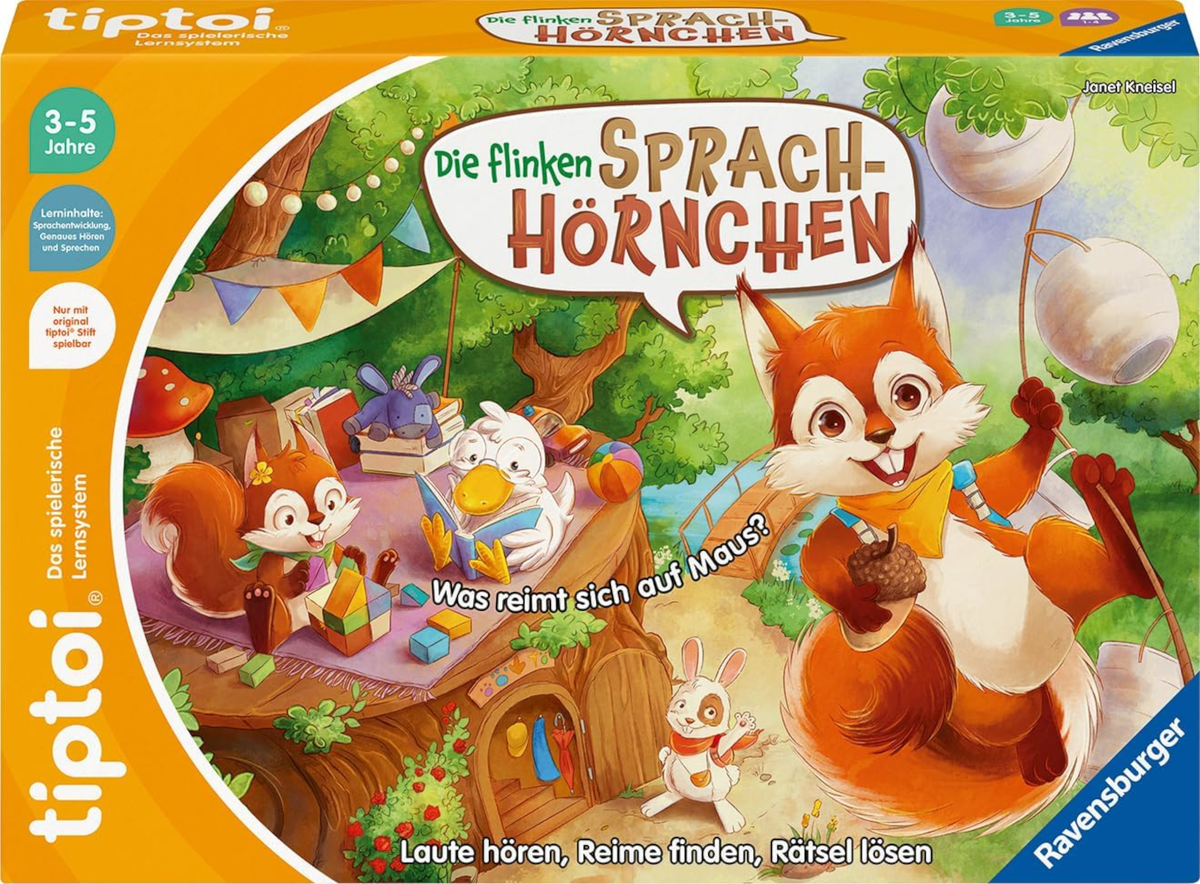 Ravensburger tiptoi Die flinken Sprach-Hörnchen