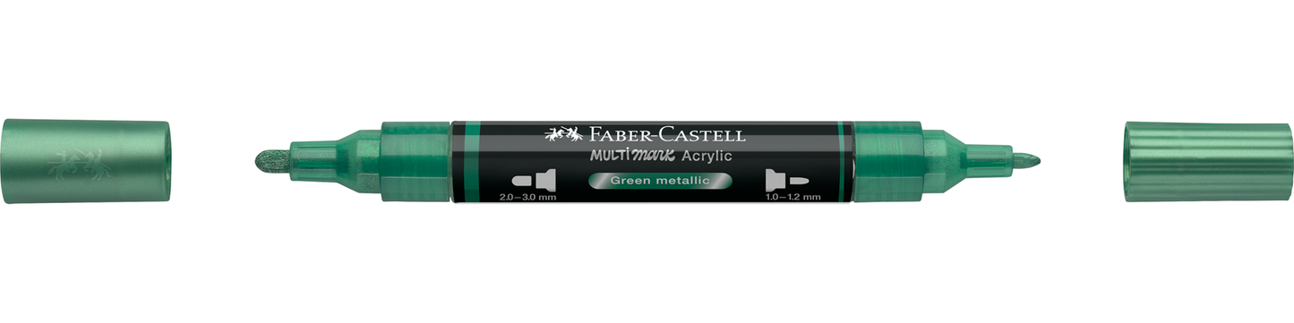 Faber-Castell Multimark Acrylic Marker – Farbe: Green metallic
