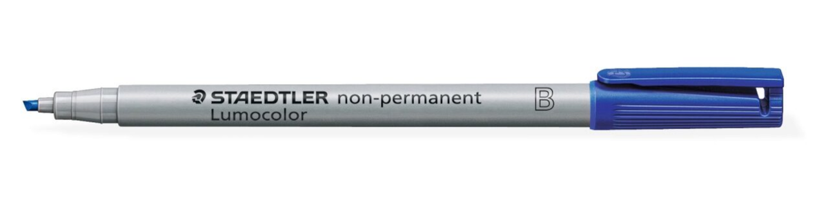STAEDTLER Lumocolor non-perm. Folienstift M 0,8mm blau 312-3