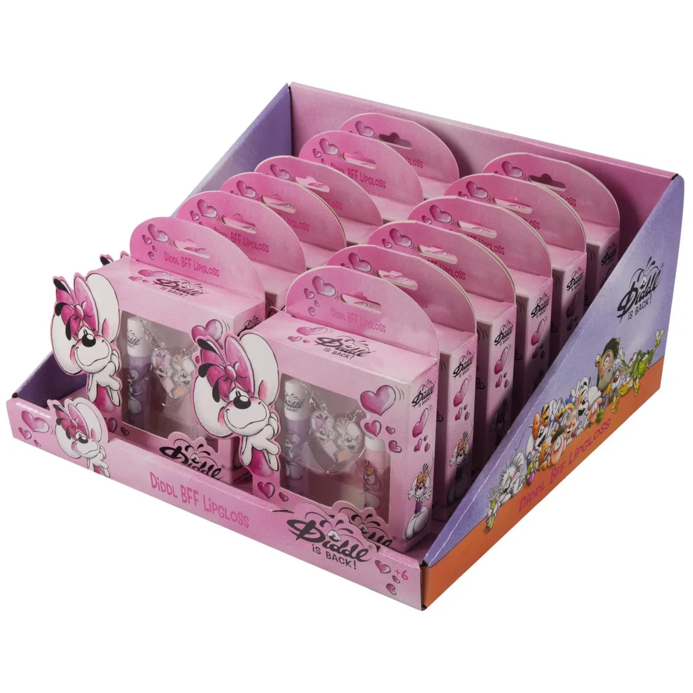 Diddl BFF Lipgloss-Set – 2 Lipgloss & 2 Ketten