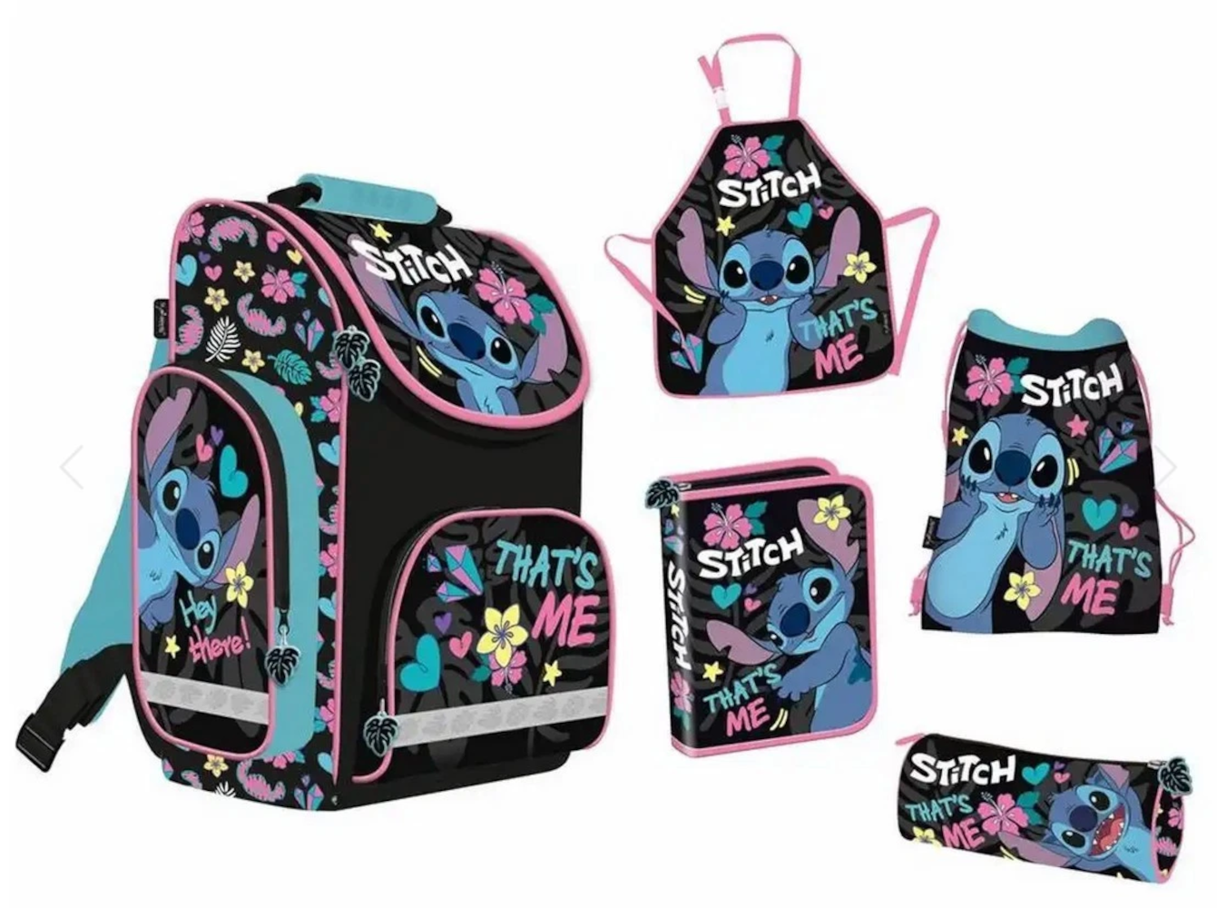 Schulranzen-Set Disney Lilo & Stitch – 5-teilig