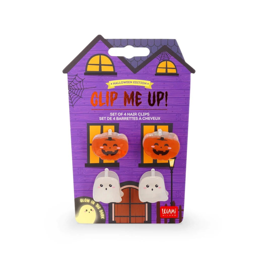 LEGAMI Clip Me Up Mini-Haarclips Halloween, 4er-Set
